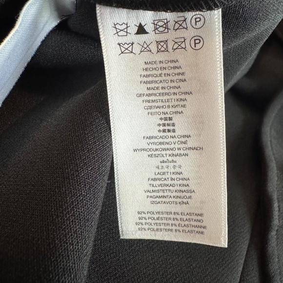 Michael Kors Black Stretch Top Size L EUC - Picture 4 of 4